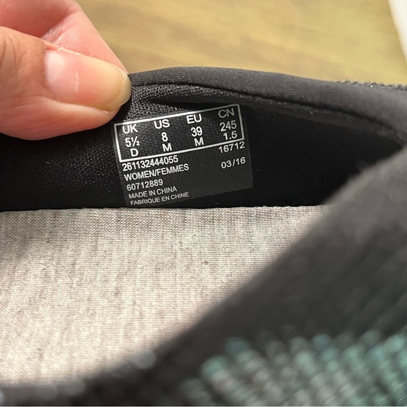 Clarks Black Sillian Jetay Wedge Flats Size 8 - Picture 13 of 14